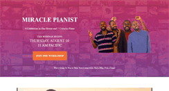 Desktop Screenshot of miraclepianist.com